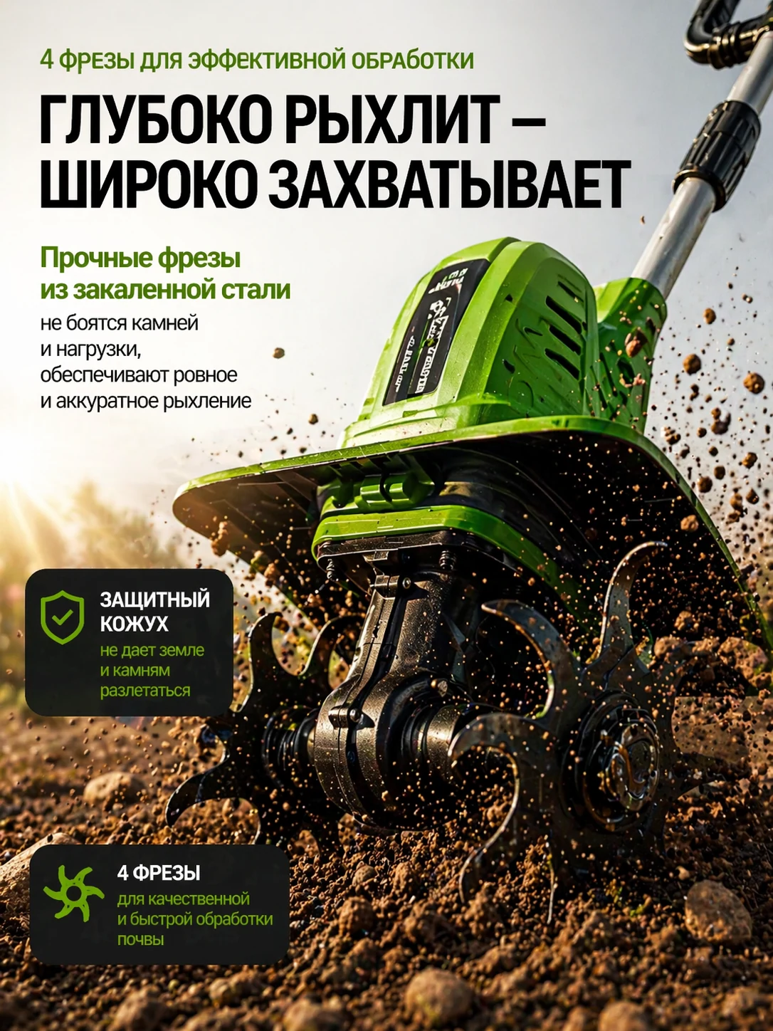 Рабочая часть культиватора